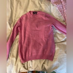 Pink cashmere mango man sweater